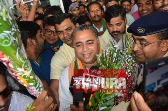 Tripura BJP Chief Sunil Deodhar returns State as National Secretary 
